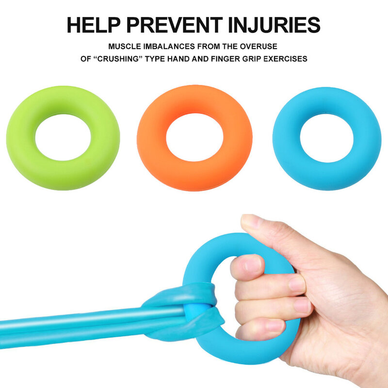 7cm Strength Hand Grip Ring Muscle Power Training Rubber Ring Exerciser Gym Expander Gripper Finger Ring Workout Expander