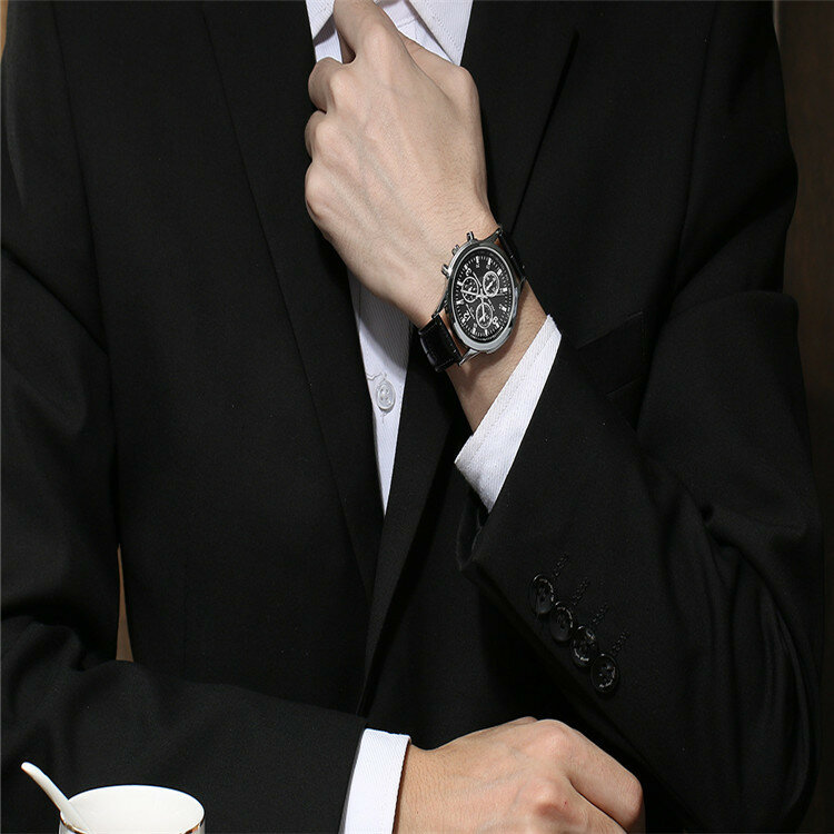 Часы наручные NewTop Мужские кварцевые, роскошные брендовые модные в стиле милитари, спортивные