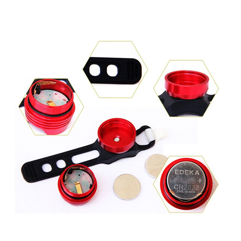 10 Colors 1 PC Safety Warning Lamp Bike Bicycle Cycling Front Rear Tail Helmet Flash Light Red Tail Light for Bicycles Led Light