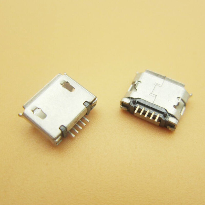 50 قطعة G21 المصغّر USB 5pin DIP موصل سالب للهاتف المحمول USB مصغّر شحن المقبس مجعد الفم جودة عالية بيع في خسارة