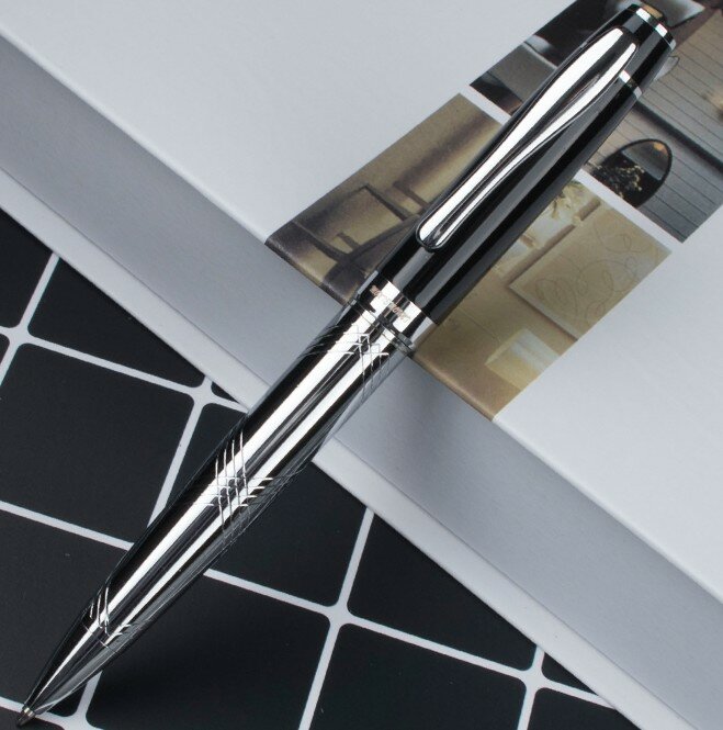 Luxury ปากกาสำนักงานเครื่องเขียนสีสำนักงานธุรกิจสีฟ้าหมึก Medium nib ปากกาลูกลื่นใหม่
