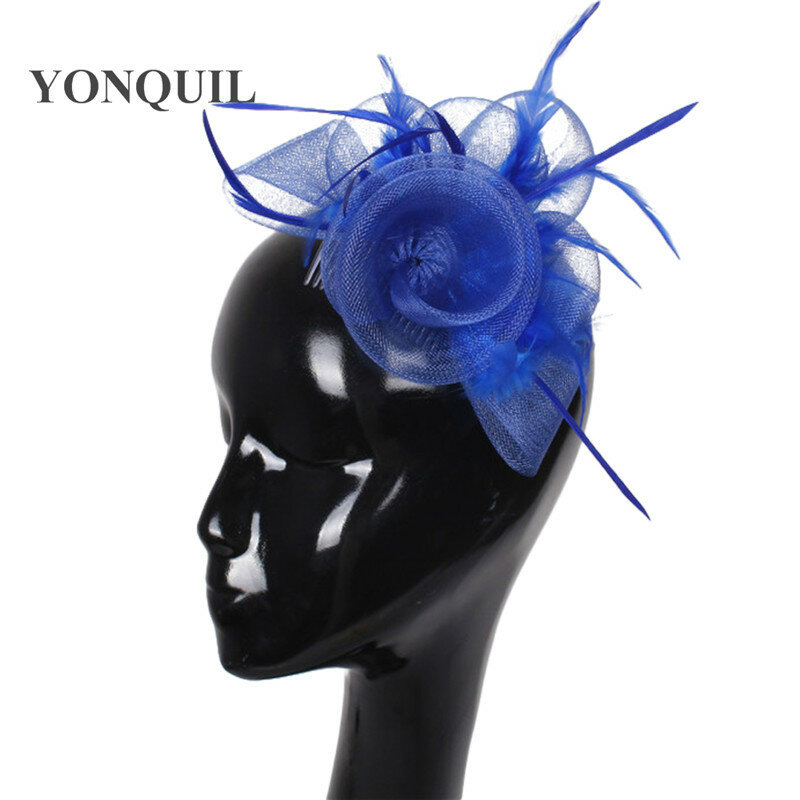 Kualitas Tinggi Tukang Pesona Topi Bagus Sisir Rambut Aksesoris Fashion Desain Baru Rambut Fascinator Headpiece Acara Topi Pesta FS37