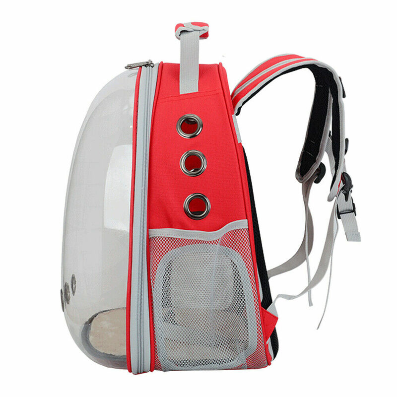 Portable Pet Puppy Bag Travel Carrier Backpack Cat Dog Space Capsule Breathable Outdoor Travel Bag Transparent Bag