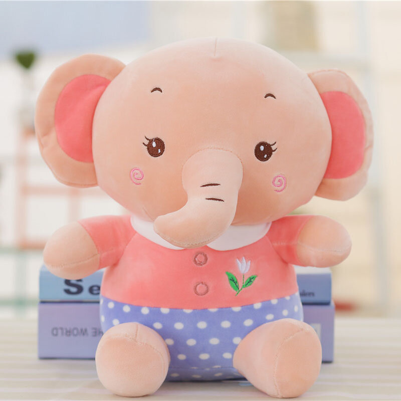 소프트웨어 인형, 사랑스러운 코끼리 플러시 장난감, 여아용 어린이 생일 선물