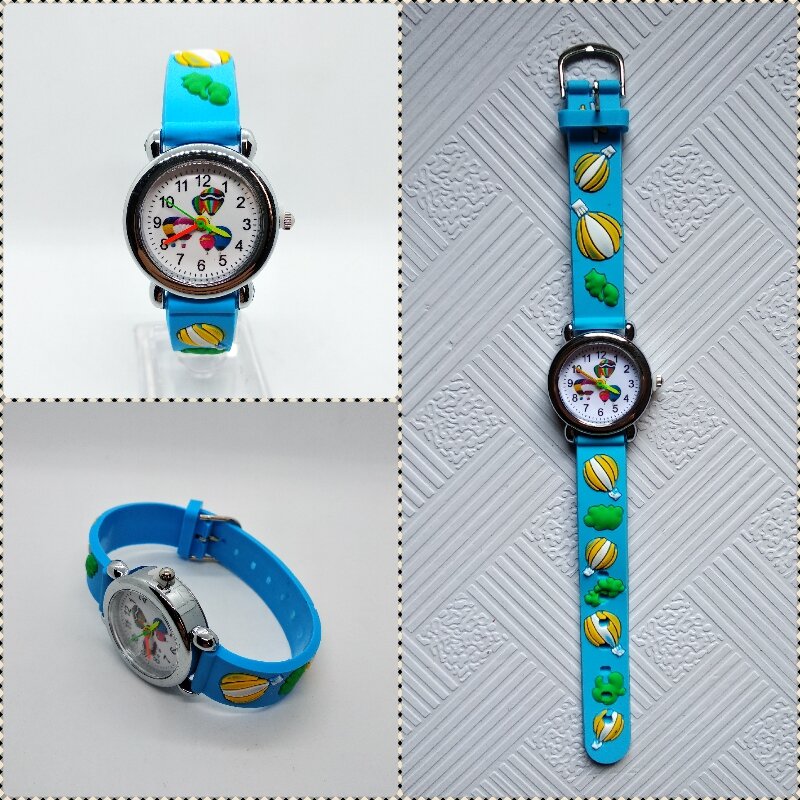 Montre montres-bracelets à Quartz pour enfants, sport de plein air, montres-bracelets à air chaud intéressant pour garçons et filles écoliers