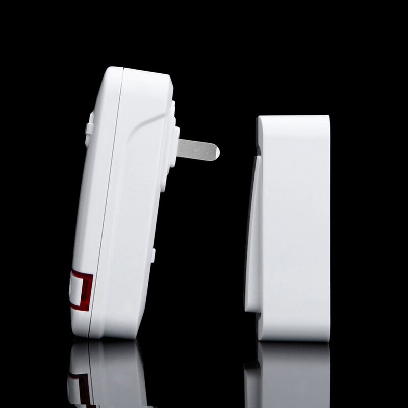 CACAZI Weiß Keine Batterie Benötigen Drahtlose Türklingel Wasserdicht Smart Tür Glocke EU/us-stecker Cordless Ring Türklingeln Fernbedienung AC 110 V-220 V