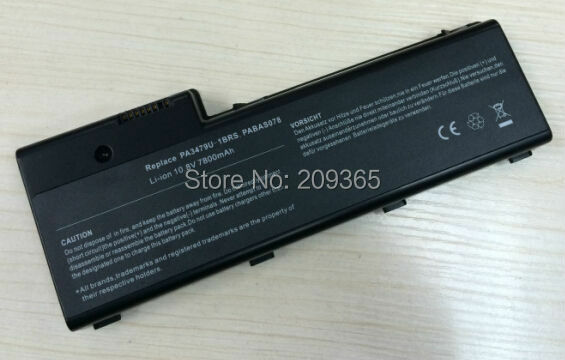 PA3536U-1BRS Laptop Battery for Toshiba Equium P200 P300 for TOSHIBA PA3537U-1BRS PABAS100 PA3536 PA3536U P200-10G
