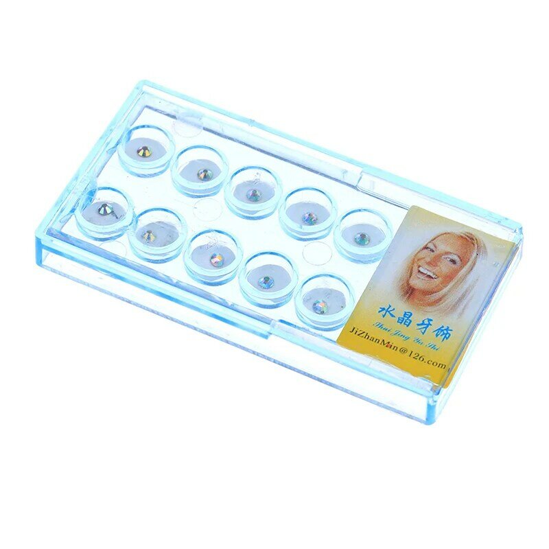 10 sztuk diament Bur Dental materiał zęby wybielanie szpilki protezy akrylowe zęby ozdobione kryształami higiena jamy ustnej zębów dekoracji