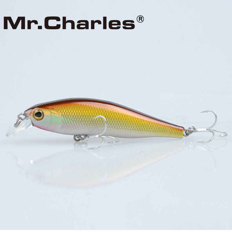 السيد. تشارلز CMC012 الصيد السحر ، 80 مللي متر/10.2g 0-0.8m تعليق عالية الجودة أسماك Crankbait الصيد إغراء الطعم الثابت