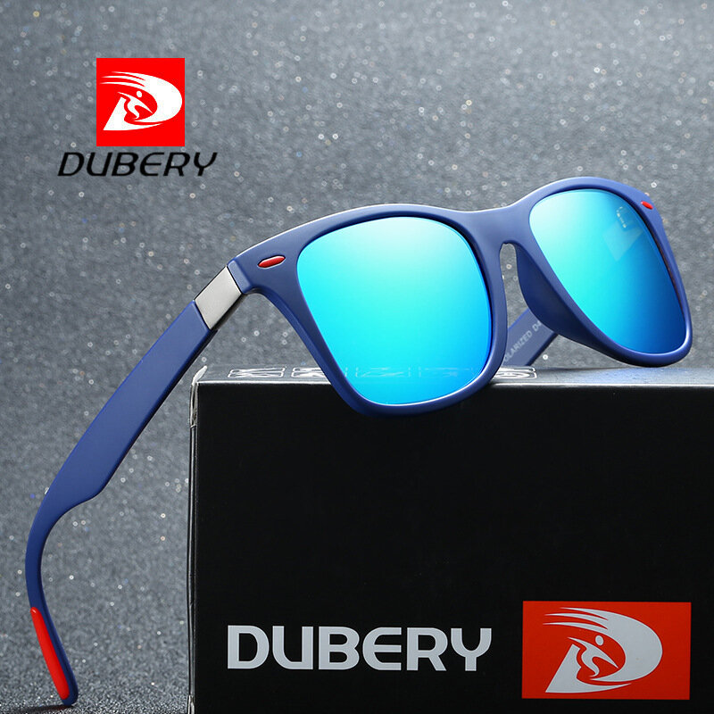 DUBERY Polarized แว่นตากันแดดผู้ชายผู้หญิงกลางแจ้ง Sun แบรนด์แว่นตากีฬาแว่นตากันแดดแว่นตาชาย UV400 Gafas De Sol