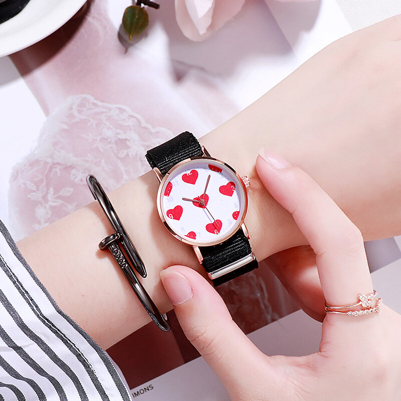 Nowy zakontraktowane mody projekt zegarek studencki do tworzenia wysokiej jakości produktów dla moda, mały dial płótno panie zegarek
