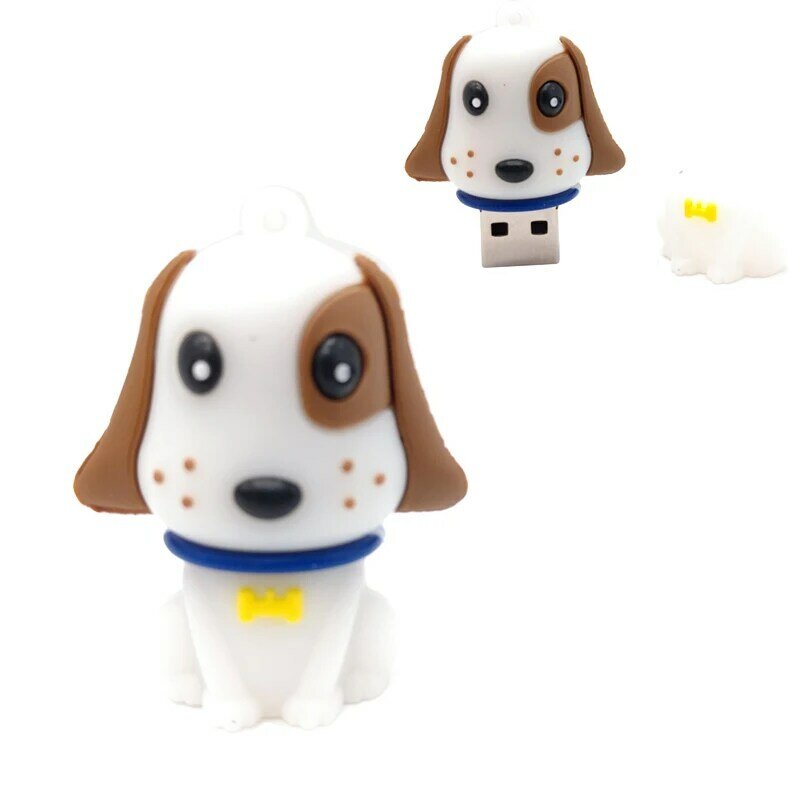Cho Thú cưng Chó đèn LED cổng USB Pendrive 64 GB 32 GB 16 GB 8 GB 4 GB hoạt hình dễ thương chó bút Ổ thẻ nhớ USB sáng tạo Cle
