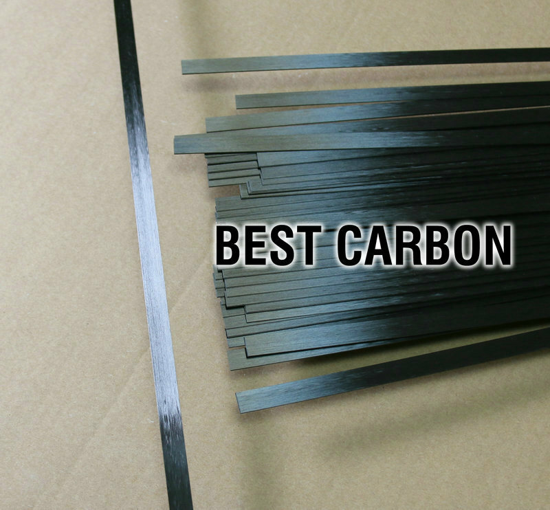 Tira de fibra de carbono toray t700, 4 unidades de 1mm x 10mm x 1000mm, junção com resina epóxi