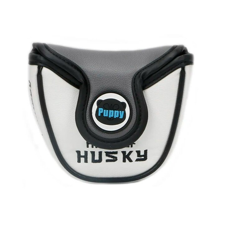 Carino animale husky half-cerchio golf club copertura della testa di golf