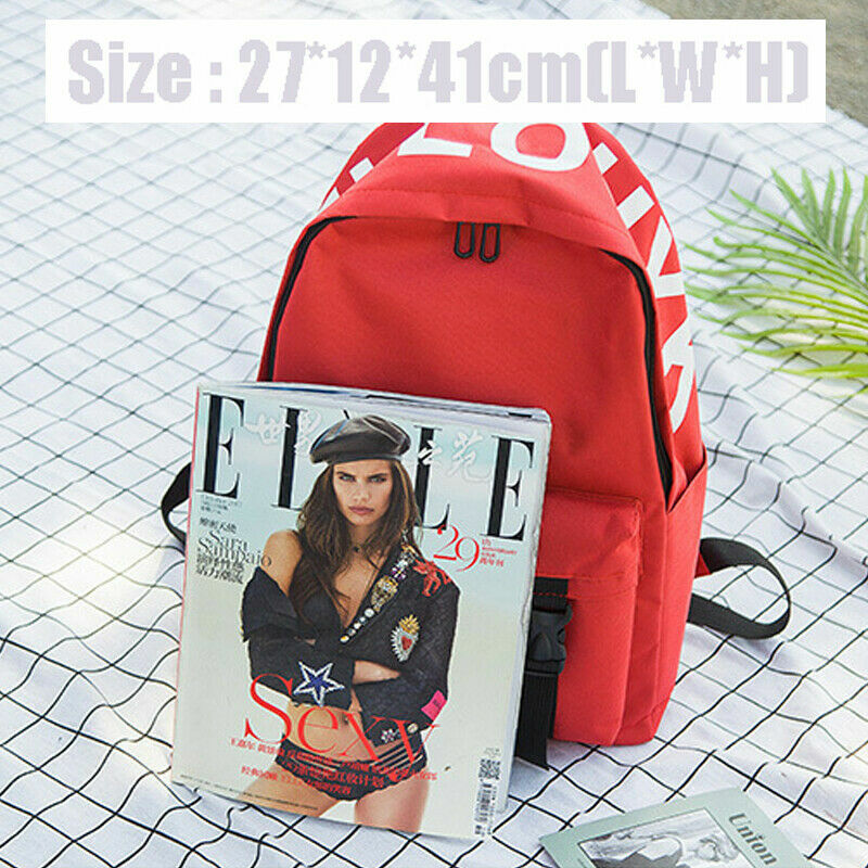 Moda feminina de viagem lona mochila escola saco de livro menina bonito mochila casual sólida sacos de ombro novo