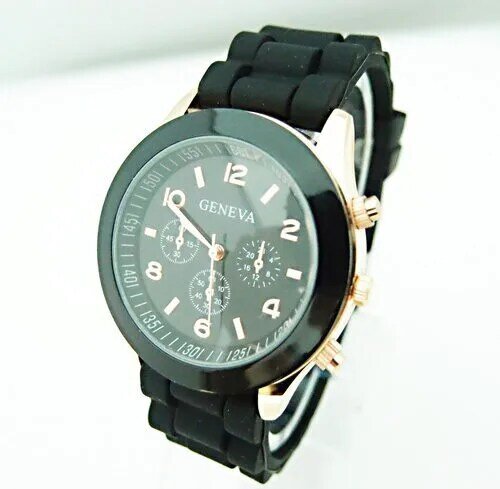 Часы наручные кварцевые с силиконовым ремешком, люксовые брендовые модные для мужчин и женщин