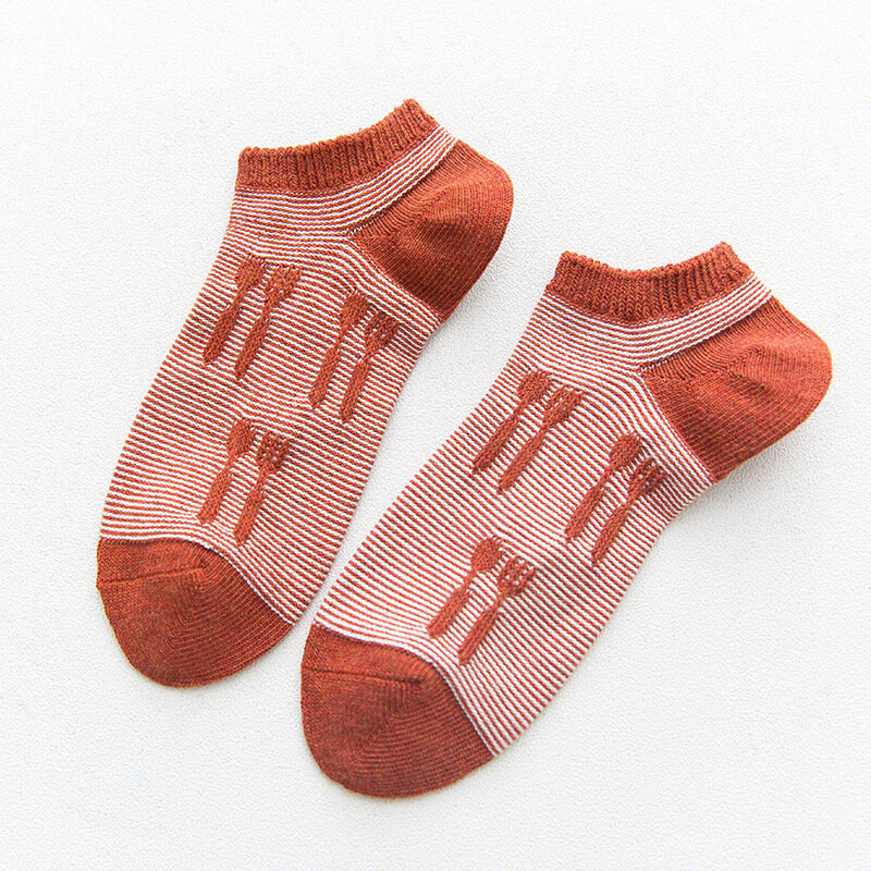5pairs/lot High quality Spring Men Cotton Ankle Socks for Men's Business Casual Stripe Short Socks Male Sock Slippers Breathable