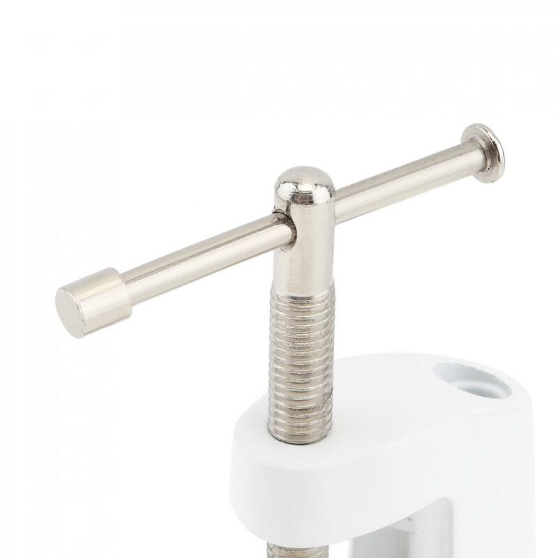 Suporte da braçadeira do suporte da lâmpada de mesa do metal clipe acessórios mangueira base com diâmetro do furo de 12mm e esteira antiderrapante para o suporte do mic