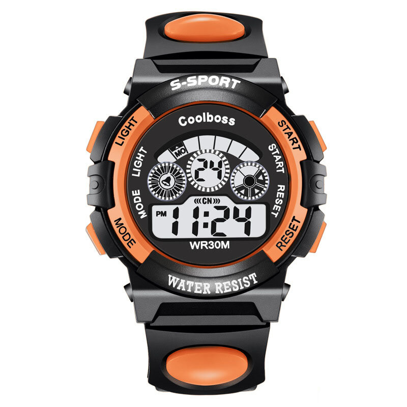 新しい高級ブランドシリコーンスポーツデジタル LED クォーツ時計男性ボーイファッションブレスレット腕時計時計レロジオ Masculino