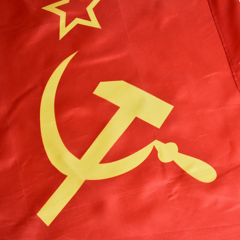 URSS Bandera 90*150 cm Bandera de la Unión De Repúblicas Socialistas Soviéticas URSS CCCP Revolución Roja Banderas de Interior Al Aire Libre En Casa decoración
