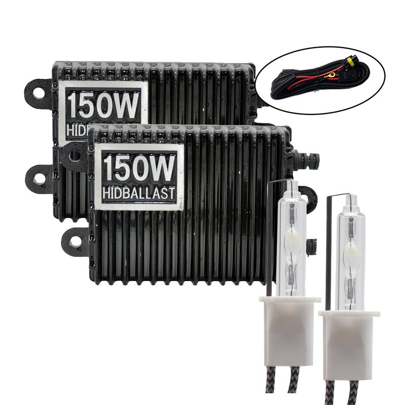 TPTOB – kit de Ballast ampoule au xénon HID, ampoule au xénon 12V H1 H3 H7 H11 150 9005 9006 k 4300k 6000k pour phare automatique au xénon, 8000 W