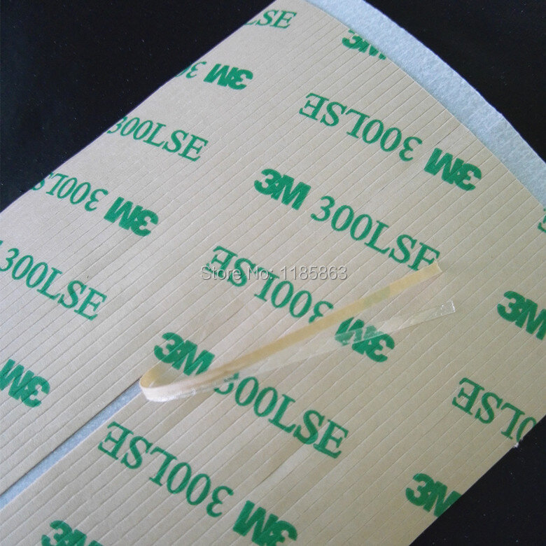 3M 9495LE 300LSE cinta adhesiva de doble cara transparente para reparación de 1,5mm * 100mm 10 hojas * 50 piezas