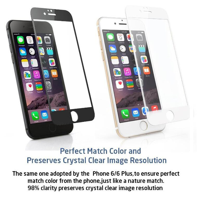 غطاء تغطية كاملة من الزجاج المقسى لهاتف iPhone 7 8 6 6s Plus واقي شاشة لهاتف iPhone 11 12 13 Pro X XS Max XR