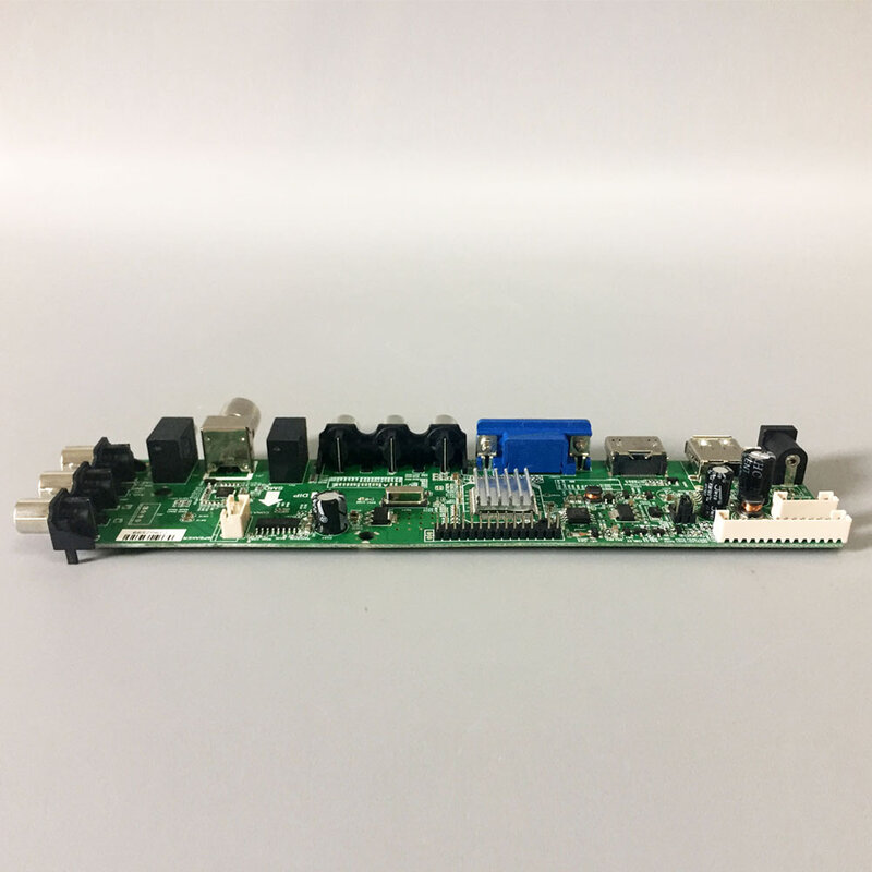 DS.D3663LUA.A81.2.PA V56 V59 Universal LCD Driver Board Support DVB-T2 TV Board+7 Key Switch+IR+1 Lamp Inverter+LVDS 3663