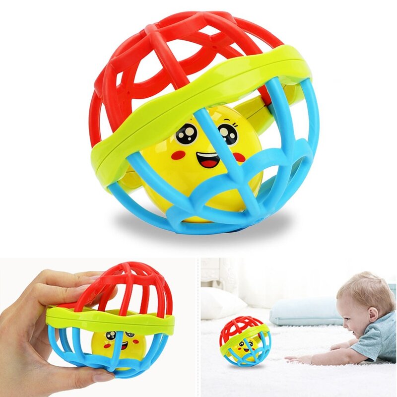 Bayi Mainan Kerincingan Mainan Ball Cincin Mengembangkan Bayi Pelatihan Intelijen Menggenggam Kemampuan Mainan Kerincingan Mainan Bayi 0-12 Bulan