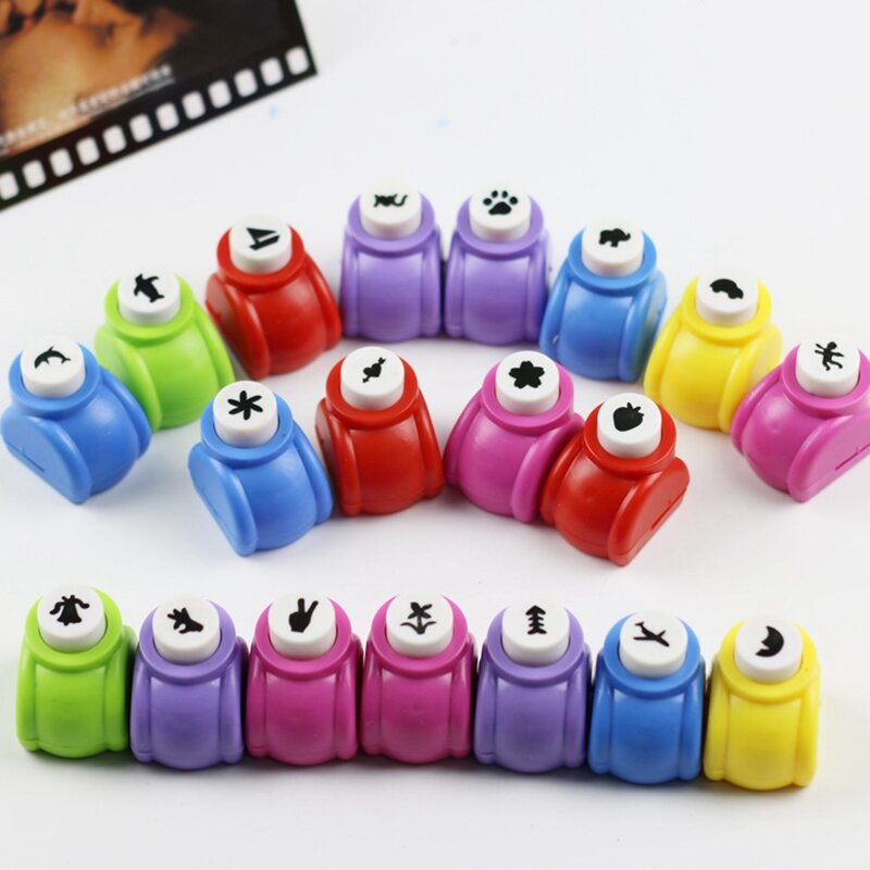 20 Styles Mini Scrapbook Punches Handmade Cutter Card Craft Calico Printing Flower Paper Craft Punch Hole Puncher Shape
