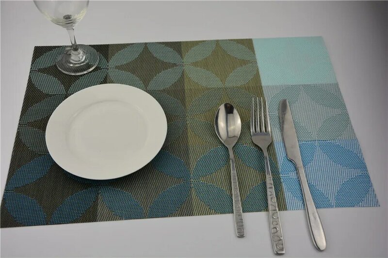 4 pçs/lote toalha de mesa conjunto de mesa de jantar pvc placemat tigela pad guardanapo bandeja mesa de jantar coasters esteira de tabela crianças decoração JI 0820