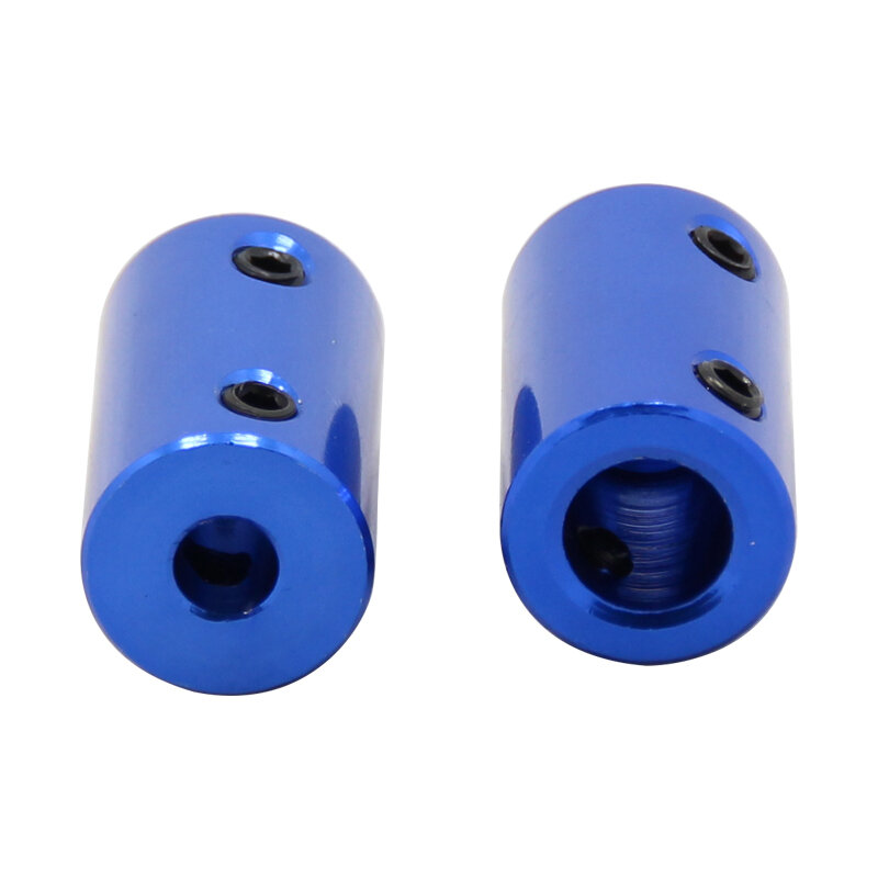 Acoplamiento de aluminio, piezas de impresora 3d de 5mm y 8mm, pieza de tornillo de acoplador de eje flexible azul para accesorios de motor paso a paso