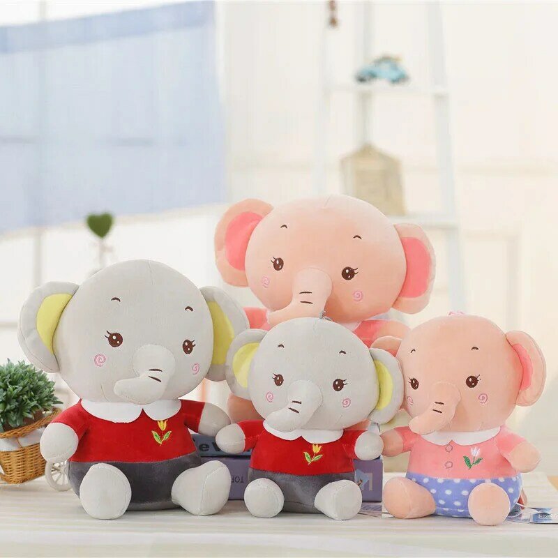 Software dolls lovely Elephant Plush toys dolls children's birthday gift to girls