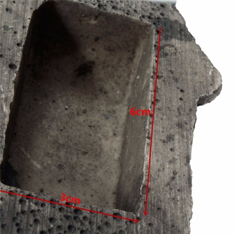 Ao ar livre lama lama chave de reposição seguro escondido esconder segurança pedra rocha caixa caso falso suporte de rocha jardim ornamento 6x8x3cm