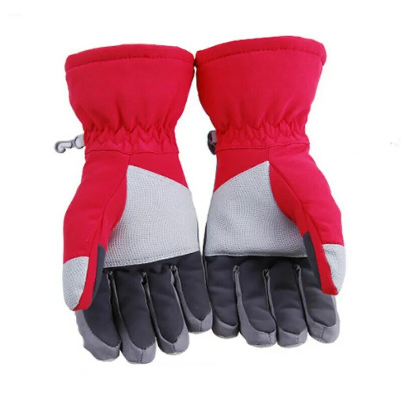 Marsnow-guantes de esquí profesionales para niños y niñas, guantes cálidos e impermeables para la nieve, a prueba de viento, para Snowboard, Invierno