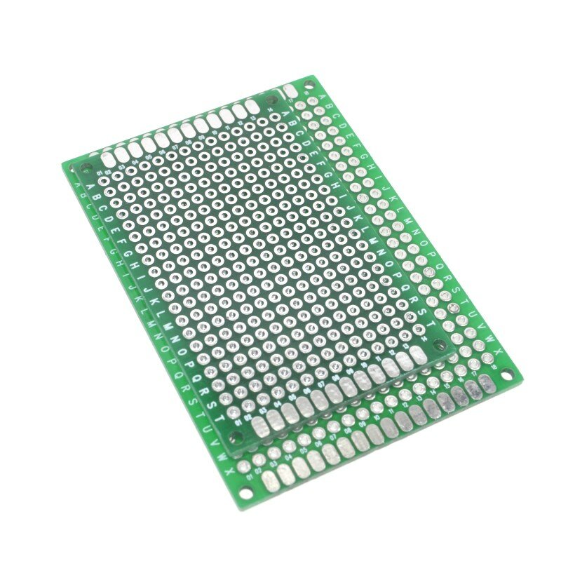 Placa Universal de fibra de vidrio para Arduino, prototipo de cobre de doble cara, 4 unidades, 5x7, 4x6, 3x7, 2x8cm, envío directo