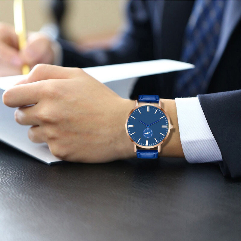 Relógios dourados de couro e aço inoxidável, relógio casual de marca luxuosa de 2019, relógio analógico de pulso, novo relógio masculino s7
