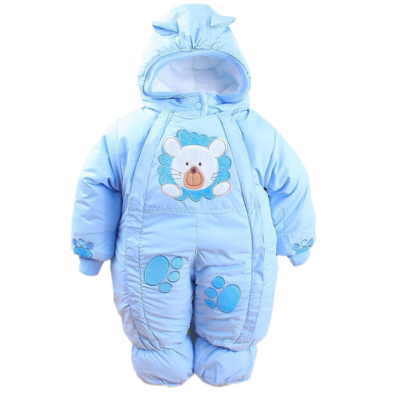 Autunno e inverno neonato abbigliamento per bambini in pile abbigliamento stile animale pagliaccetto abbigliamento per bambini tuta imbottita in cotone CL0437