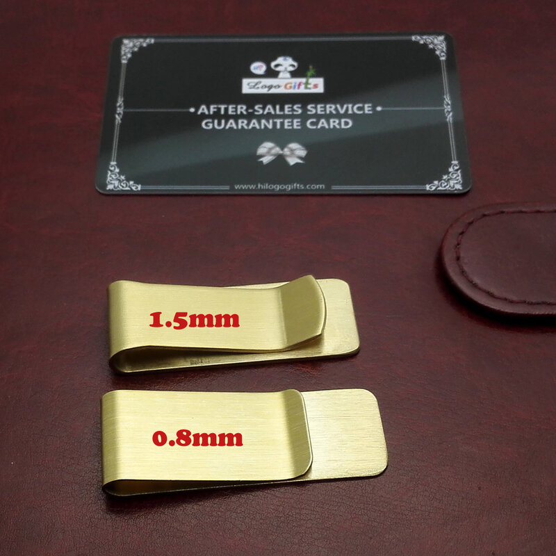 0.8mm/1.5mm de alta qualidade dólares clipe 1pc personalizado com seu logotipo da empresa e e-mail personalizado material de escritório