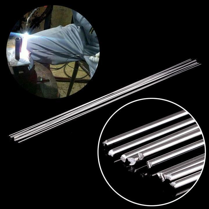 Elettrodi per bacchette per saldatura in alluminio a bassa temperatura da 1.6mm 33cm bacchette per saldatura a fusione Super facili argento forniture per saldatura per saldatura in acciaio
