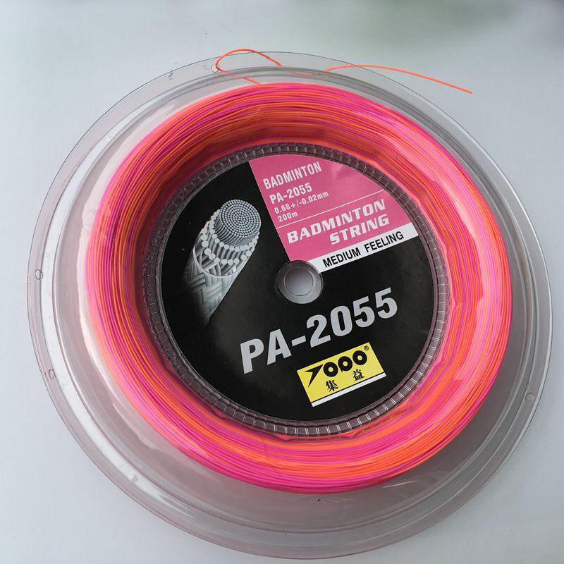Bobine de cordes de badminton arc-en-ciel Topo 200, 1 bobine de PA-2055 M, 0.7MM, livraison gratuite