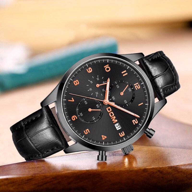 Dom dos homens relógios de luxo da marca superior data automática relógio de quartzo masculino à prova dwaterproof água do esporte relógio de pulso relogio masculino M-637