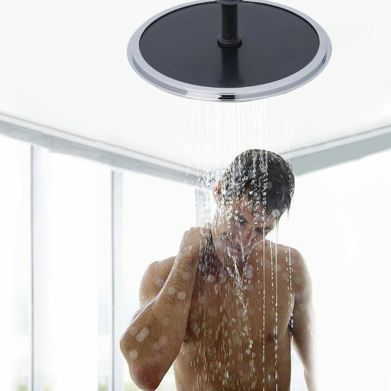 شكل دائري الحمام رشاش استحمام علوي مستقيم المسمار الأمطار الاستحمام البخاخ G1/2"