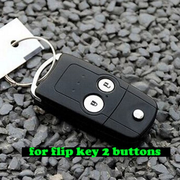 Coque de protection en silicone pour porte-clés, pour Honda Accord CRV 2014 Odyssey Jazz Civic City, télécommande pliable à 2 boutons