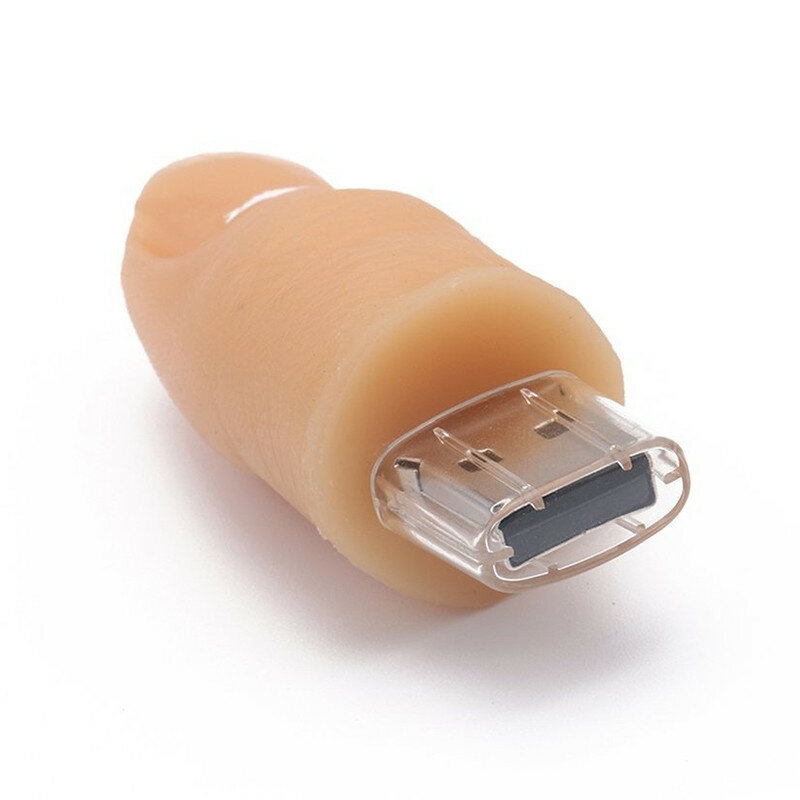 Unidad flash USB 2,0 con forma de dedo humano, pen drive de 64gb, 32gb, 16gb, 8gb, 4gb, mini pendrive de dibujos animados divertidos, capacidad real