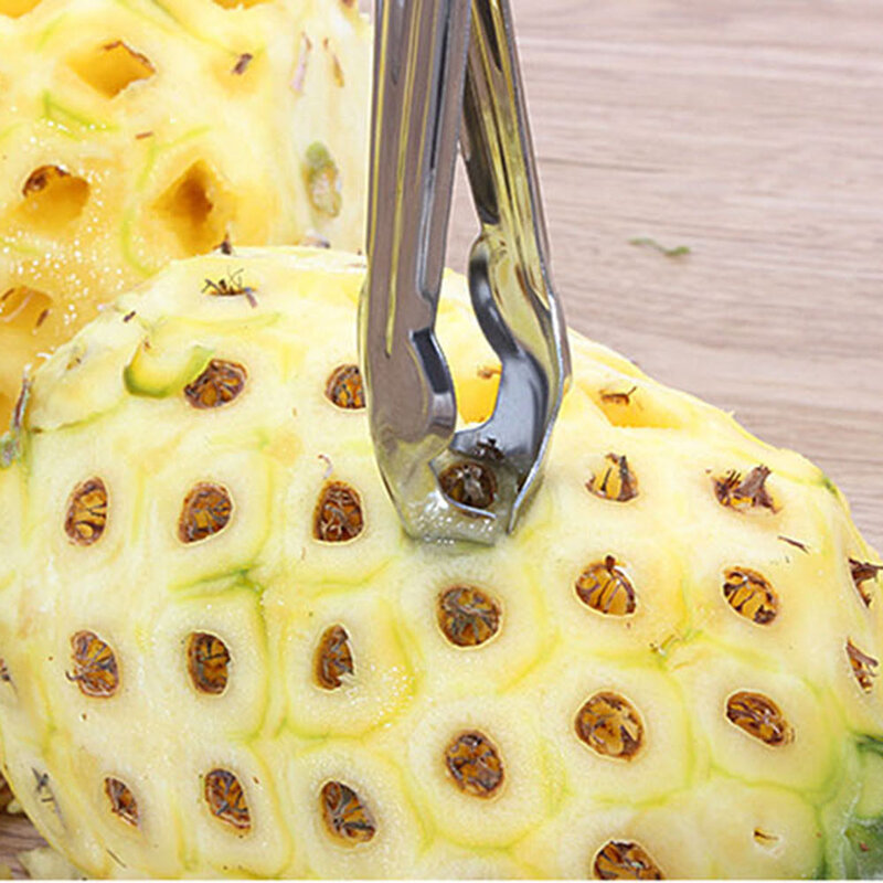 1 pz più economico ananas pelapatate strumenti convenienti taglierina in acciaio inossidabile pratico dispositivo di rimozione del seme Clip accessori per la cucina di casa