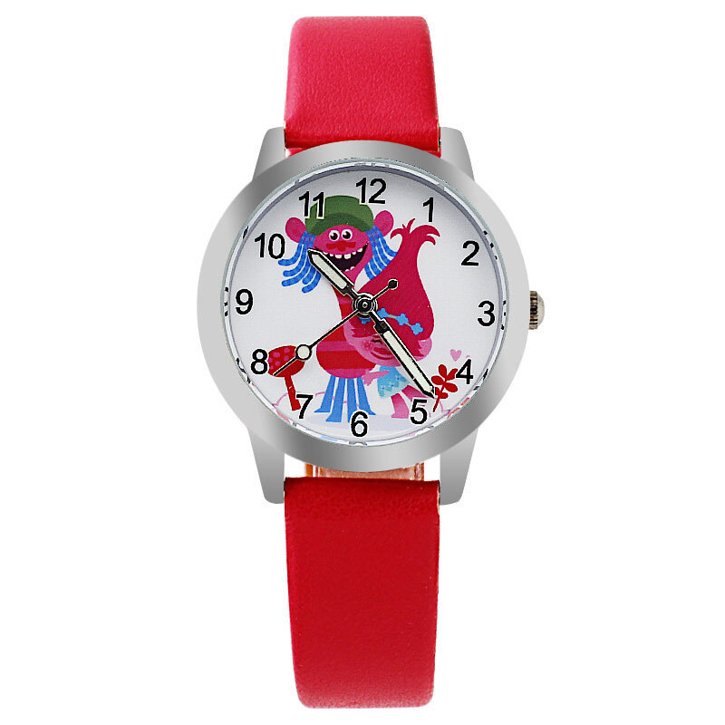 Детские часы с 3D рисунком животных, повседневные светящиеся кварцевые часы для девочек, белого, небесно-голубого цвета, креативные брендовы...
