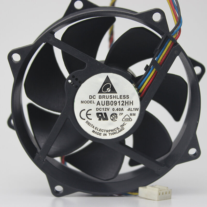 AUB0912HH DC 12V 0.40A 9cm round DIY air purifier fan
