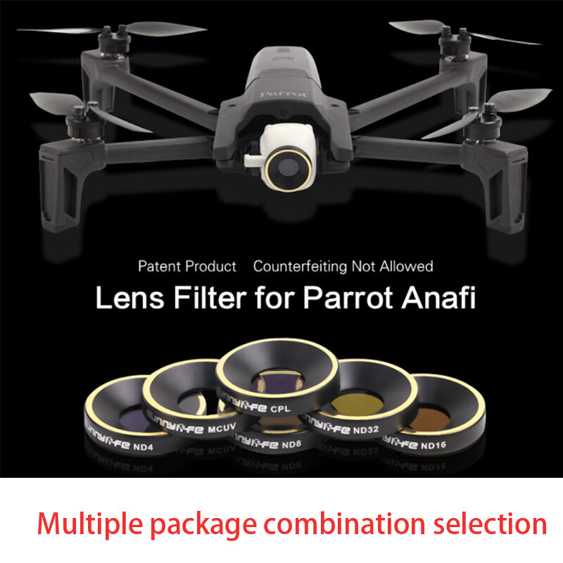 ใหม่สำหรับ Parrot Anafi Drone กล้องตัวกรองเลนส์ UV CPL ND4 ND8 ND16 ND32 ชุดกรองสำหรับ Parrot Anafi drone
