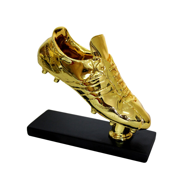 1:1 rozmiar piłka nożna złoty Boot buta trofeum replika złoty Boot nagroda korki fani pamiątka